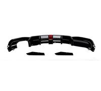 Auto Paraurti Posteriore Paraurti Posteriore Diffusore Labbro Per BMW F30 MT MP 325i 330i 13-19 Doppio Scarico Labbro Nero Con Splitter Luce Spoiler Lip Diffusore Splitter(Signle Dual hole)