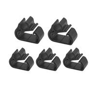 Auto Parts, Windshield Hose Clips, Washer Fluid Line Support, High Temperature Engine Component, Exterior Vehicle Repair Gear, Automotive Accessories, Small Black Direct Fit Pair For Frost Sun