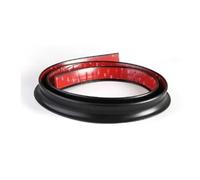 Auto Passaruota Parafanghi 2/3,5/4,5 Cm*1 M Parafanghi Auto Archi Estensori Sopracciglio Ruota Striscia Anticollisione Parafango Copertura Labbra Antigraffio(3.5cm black)