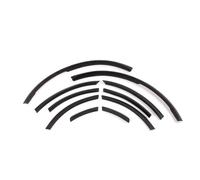 Auto Passaruota Parafanghi Per Q7 Per RSQ7 Per Sline Per SQ7 2006-2015 Passaruota In PU Sopracciglia Auto Palpebre Parafanghi Svasati Strisce Decorative(Matt Black)