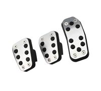 Auto Pedale Freno Copripedali Auto Per Ford Per Fiesta MK7 2009-2015 Per Ecosport 2012-2017 Pedali Acceleratore E Gas Cuscinetti In Lega Alluminio Gomma Footrest Pedali(MT)