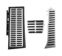 Auto Pedale Freno Pedali Dell'acceleratore In Acciaio Inossidabile Per Guida A Sinistra Copripedali Freno Protezione Per Q3 8U A3 S3 A1 TT 2013-2018 Footrest Pedali(AT with Rest)