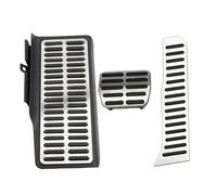 Auto Pedale Freno Pedali Per Auto Per VW Per Golf 5 6 MK5 MK6 Per Scirocco CC Per B6 B7 Per Shara Per Tiguan Per Jetta Mk6 Per Touran Per Vento Per Rabbit Footrest Pedali(Style 2 AT With Rest)