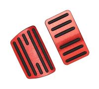 Auto Pedale Freno Per CR-V 2023 Pedale Freno E Dell'acceleratore Pedale In Metallo Senza Punzonatura Modanature Interne Pedali Accessori Footrest Pedali(Rosso)
