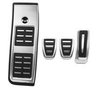 Auto Pedali Poggiapiedi Per A6 S6 C8 2018 2019 2020 Car Styling Sport In Acciaio Inossidabile Resto Piede Pedale Freno Carburante Set Di Copertura Piastra Auto Pedale Pad(For MT 4 piece)