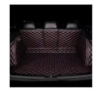 Auto Pelle Tappetini Bagagliaio Per Acura Per RDX 2010-2020 Per MDX 7 Posti 2007-2013 Copertura Completa Automatica Del Bagagliaio Rivestimento Interno Del Vano Di Carico(Nero rosso,For MDX 2007-2013)