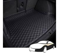 Auto Pelle Tappetini Bagagliaio per BMW M3 Touring (G81) 2022 2023, Tappeto Baule Fodera Tappetino Protezione Fodera Antiscivolo Impermeabile Accessori,A/Black