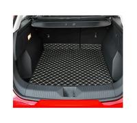 Auto Pelle Tappetini Bagagliaio Per FAW Per BESTUNE T55 2021-2025 Tappetini Bagagliaio Auto Personalizzati Impermeabili Antigraffio Antiscivolo Protezione Interna(Black Beige)