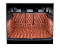 Auto Pelle Tappetini Bagagliaio Per Jaguar Per F-Pace 2016 2017 2018 Tappetino Per Bagagliaio Auto Rivestimento Interno(Marrone)
