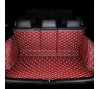 Auto Pelle Tappetini Bagagliaio per Jeep Grand Cherokee 2011-2015 2016 2017, Copertura Totale Impermeabile Totale Antiscivolo Baule Fodera Bagagli Accessori,F-Red