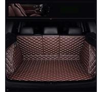 Auto Pelle Tappetini Bagagliaio per Kia K2 2011 2012 2013 2014 2015 2016, Full Coverage Tappetino Baule Fodera AntiGraffio Accessori Interni,Coffee