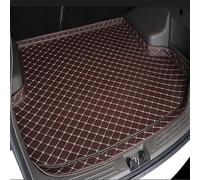 Auto Pelle Tappetini Bagagliaio per Mercedes EQB 5seats with Net Pockets on Both Sides 2022-2025, Vasca Baule Protezione Fodera Bagagli Impermeabile Tappetino, Accessori Auto,Brown