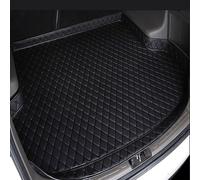 Auto Pelle Tappetini Bagagliaio per Mercedes GLB 7seats with Net Pockets on Both Sides 2020-2025, Vasca Baule Protezione Fodera Bagagli Impermeabile Tappetino, Accessori Auto,Black