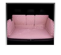 Auto Pelle Tappetini Bagagliaio Per MG HS 2018-2024 Tappetino Copribagagliaio In Pelle Auto Completo Di Tutto Il Necessario Rivestimento Interno(Rosa)