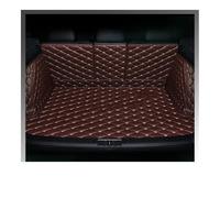 Auto Pelle Tappetini Bagagliaio Per MG HS 2018-2024 Tappetino Copribagagliaio In Pelle Auto Completo Di Tutto Il Necessario Rivestimento Interno(Dark brown)
