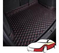 Auto Pelle Tappetini Bagagliaio per MG ZS Hybrid+ Luxury (2024), Antiscivolo Impermeabile Tappeto Baule Fodera Bagagli Interni Accessori,2 BlackRed