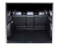 Auto Pelle Tappetini Bagagliaio Per Porsche Per Cayenne 2011 2012 2013 2014 2015 2016 2017 Tappetino Bagagliaio Auto Rivestimento Interno(Black,A-No a net)