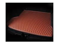 Auto Pelle Tappetini Bagagliaio Per Q3 2019 2020 2021 Bagaglio Tappetino Personalizzato Rivestimento bagagliaio Decorazione interni in moquette(Marrone)