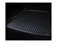 Auto Pelle Tappetini Bagagliaio Per Q3 2019 2020 2021 Bagaglio Tappetino Personalizzato Rivestimento bagagliaio Decorazione interni in moquette(Black-Beige)