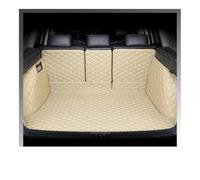 Auto Pelle Tappetini Bagagliaio Per Volvo Per XC90 Cinque Posti 2015 2016 2017 2018 2019 2020 2021 Tappetino Per Bagagliaio Rivestimento Interno(Beige)