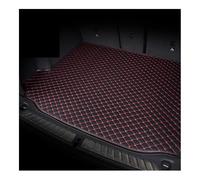 Auto Pelle Tappetino Bagagliaio Compatibile Con MG EHS Per MG4 MULAN Per MG5 Per MARVEL R 2022 2023 Tappetino Per Bagagliaio In Similpelle Dettagli Interni Moquette(Nero rosso,For MG EHS)