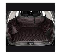 Auto Pelle Tappetino Bagagliaio Compatibile Con MG Per Marvel R 2021-2025 Resistente Pelle personalizzata colorata Tappetino bagagliaio Parte interna(Nero rosso)