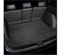 Auto Pelle Tappetino Bagagliaio per Audi RS Q8 2021 2022 2023 2024 2025, Completamente Coperto Vasca Baule Tappeto Antiscivolo Baule Fodera Protezione,D-Black Beige