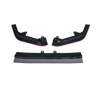 Auto Per Civic 11th Gen 2022 2023 Splitter Anteriore Paraurti Labbro Spoiler Kit Carrozzeria Accessori Per La Messa A Punto Accessori(Glossy Black Red)