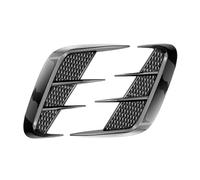 Auto Per Flusso Laterale Sfiato Parafango Sfiato Ala Copertura Adesivo Flusso D'Aria Paraurti Presa D'Aria Cofano Adesivo Accessori(Nero)