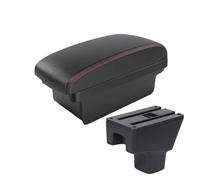 Auto Per Suzuki Sx4 Interno Auto Console Centrale Bracciolo Scatola Portaoggetti Usb Accessori(A1 Nero rosso SENZA USB)