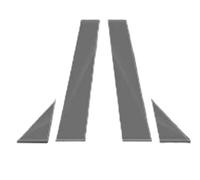 auto Per Tesla Per Model Y 2020 2021 2022 TPU Window Film Center A B Pillar Pattern Sticker