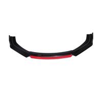 Auto Per Toyota Per Corolla Hatchback 1973-2016 Paraurti Anteriore Labbro Spoiler Splitter Diffusore Body Kit Spoiler Accessori(Nero lucido e rosso)