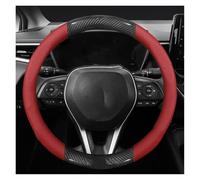 Auto Per Toyota Per Harrier Per Innova Per Rush Per Yaris In Pelle In Fibra Carbonio 1 Pz Coprivolante(ROSSO)