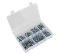 Auto Perforazione Vite Assortimento 500pc Pan Testa Phillips Zinco - Sealey