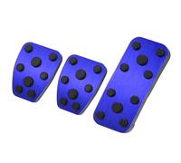 Auto Piede Pedale Pad Acceleratore Gas Freno Frizione Pedale Copertura Kit Blu