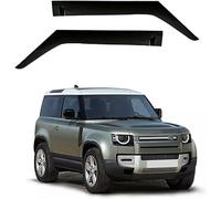 Auto Pioggia Deflettori Deflettore Aria per Land Rover Defender 90 2020-2024,Processo di Galvanica Deflettori per Vetri Laterali Parapioggia Antipioggia Antivento Forte Durevole Accessori per Auto