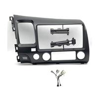 Auto Plancia Telaio Adatto per Honda Civic 8 2005-2012 9 pollici Android Stereo Pannello Cablaggio Car Multimedia Panel Frame Mascherina autoradio(Frame with Cable)