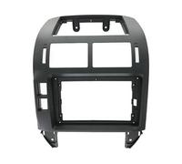 Auto Plancia Telaio Adatto per Polo 2004-2010 Kit di montaggio per cruscotto con fascia di navigazione per lettore multimediale Android da 9". Mascherina autoradio(Frame-black)