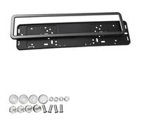 Auto Plancia Telaio Cornice for targa anteriore e posteriore in acciaio inox, cornice for targa in fibra di carbonio universale