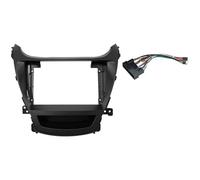 Auto Plancia Telaio Kit di montaggio for autoradio 2 DIN da 9 pollici con DVD, GPS e Mp5, Adatto per HYUNDAI Elantra 2012-2015. Mascherina Stereo Adattatore(Frame-2014-15)
