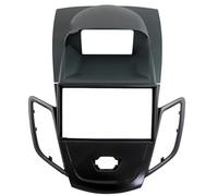 Auto Plancia Telaio Mascherina autoradio Kit di montaggio per montaggio su cruscotto per autoradio Double Din, adatto per Ford Fiesta 2008-2017(Black-2008-2017)