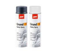 APP Epoxy Grund Spray - Fondo Epossidico per Carrozzeria e Metalli | Fondo Primer per Metallo con proprietà antiruggine | Primer Aggrappante ad Asciugatura Rapida | Grigio Chiaro | 500 ml