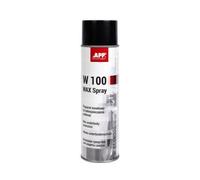 APP W100 WAX Cera Spray di Protezione Sottoscocca Auto | Cera Sottoscocca | Antiruggine, Antipietrisco e Antirombo Sottoscocca Protezione per Auto, Moto, Caravan | Nero | 500 ml