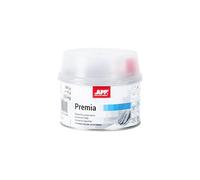 APP Premia Stucco universale bicomponente per metallo, plastica, alluminio | Stucco per carrozzeria con resina poliestere | Giallo chiaro | 0,6 Kg