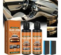 Auto Plastic Restorer Kit,Plastic Restorer for Cars,Auto Plastic Black Lotion,Kunststoff-Pfleger Für Auto Innenraum,Automotive Exterior&Interior,Can Restore The Luster of Faded Plastics Rubbers (2)