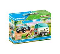 Auto Playmobil con rimorchio Pony