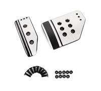 Auto Poggiapiedi Pedali Pedali Per Auto Manuali 3 Pezzi/2 Pezzi Per Frizione Freno Acceleratore Copripedali In Lega Di Alluminio Resistente All'usura Accessori(S-A)