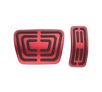 Auto Poggiapiedi Pedali Per A1 Per A4 B8 B9 S4 RS4 Per A5 S5 RS5 8T Per Q5 SQ5 8R Per A6 Per A7 S7 Per A8 2005-2019 Car Fuel Brake Cover Antiscivolo Custodia Accessori(Red)