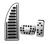 Auto Poggiapiedi Pedali Per Ford Per Focus 2 3 4 MK2 MK3 MK4 Per Kuga Per Escape RS ST 2005-2017 Copri Pedali Auto In Acciaio Inox Set Cuscinetti Frizione Gas Freno(Black ST AT and Rest)