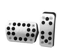 Auto Poggiapiedi Pedali Per Ford Per Focus 2 3 4 MK2 MK3 MK4 Per Kuga Per Escape RS ST 2005-2017 Copri Pedali Auto In Acciaio Inox Set Cuscinetti Frizione Gas Freno(Black ST AT No Rest)